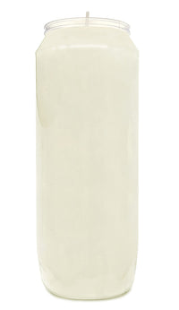White Prayer Candles (Set of 3)