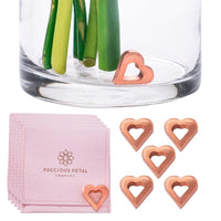Copper Flower Water Charm (Set of 5)