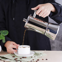 Steel Moka Espresso Pot