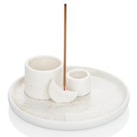 White Ceramic Incense Burner