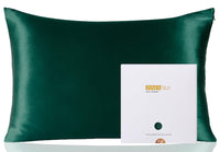 Blackish Green Silk Pillowcase