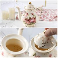 Rose Teapot with Infuser