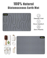 Grey Stone Bath Mat
