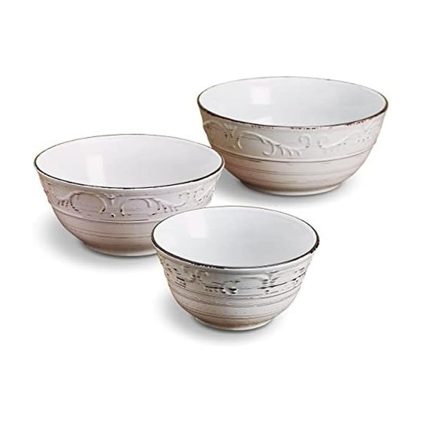 White Serving Bowls (Set of 3)