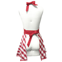 Red Gingham Hostess Apron