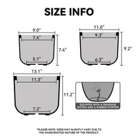 Black Concrete Capsule Planter