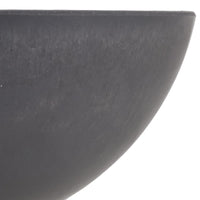 Charcoal Low Bowl Planter