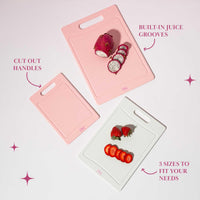 Pink Cutting Boards (Set of 3)
