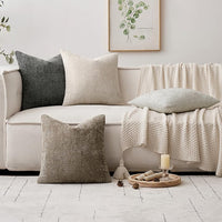 Neutral Chenille Pillow Cover (Set of 4)
