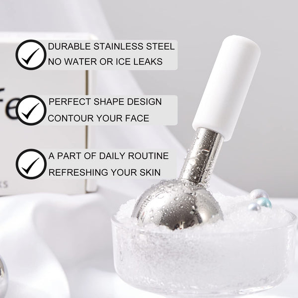 White Steel Ice Globes