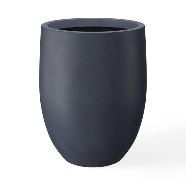 Charcoal Bullet Concrete Planter