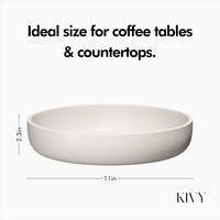 Cream Concrete Fruit Bowl