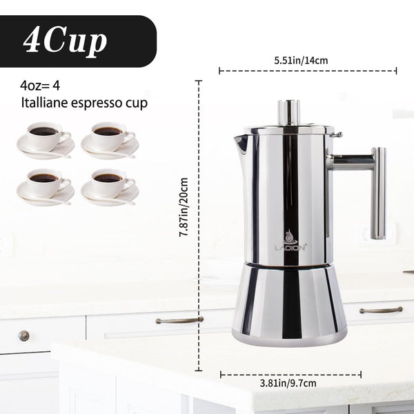 Stovetop Espresso Moka Pot