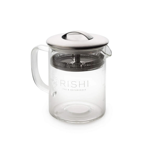 White Simple Brew Teapot