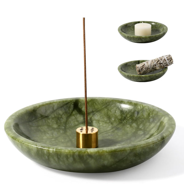 Green Marble Incense Holder