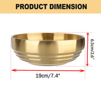 Gold Decorative Key Bowls (Set of 2)