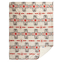 Sherpa Fleece Throw Blanket