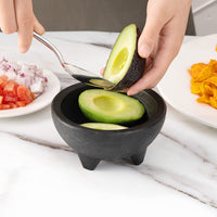 Black Molcajete Salsa Bowls (Set of 10)