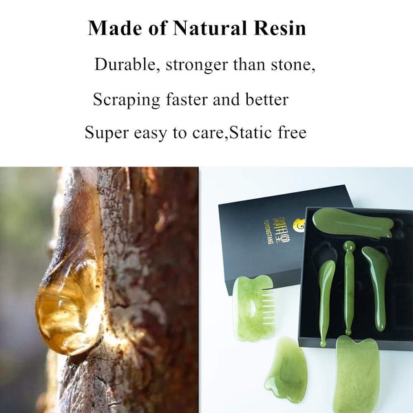 Resin Gua Sha Tool Set