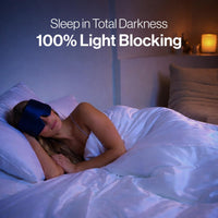 Dark Blue Silk Sleep Mask