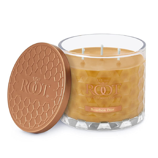 Bourbon Pear Beeswax Candle