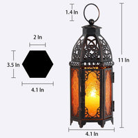 Amber Moroccan Lantern