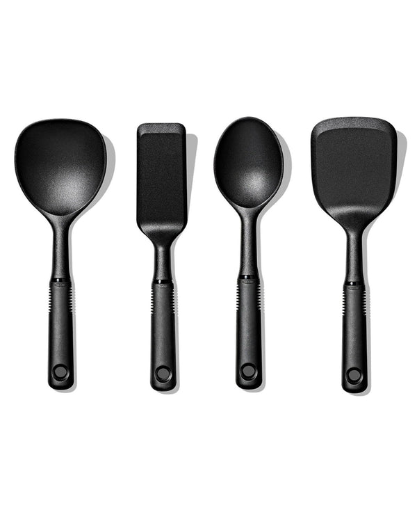 Black Nylon Mini Utensils (Set of 4)