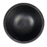 Black Wood Pedestal Bowls (Set of 3)