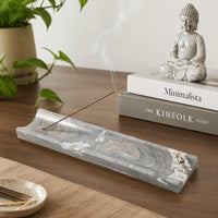 Gray Marble Incense Holder
