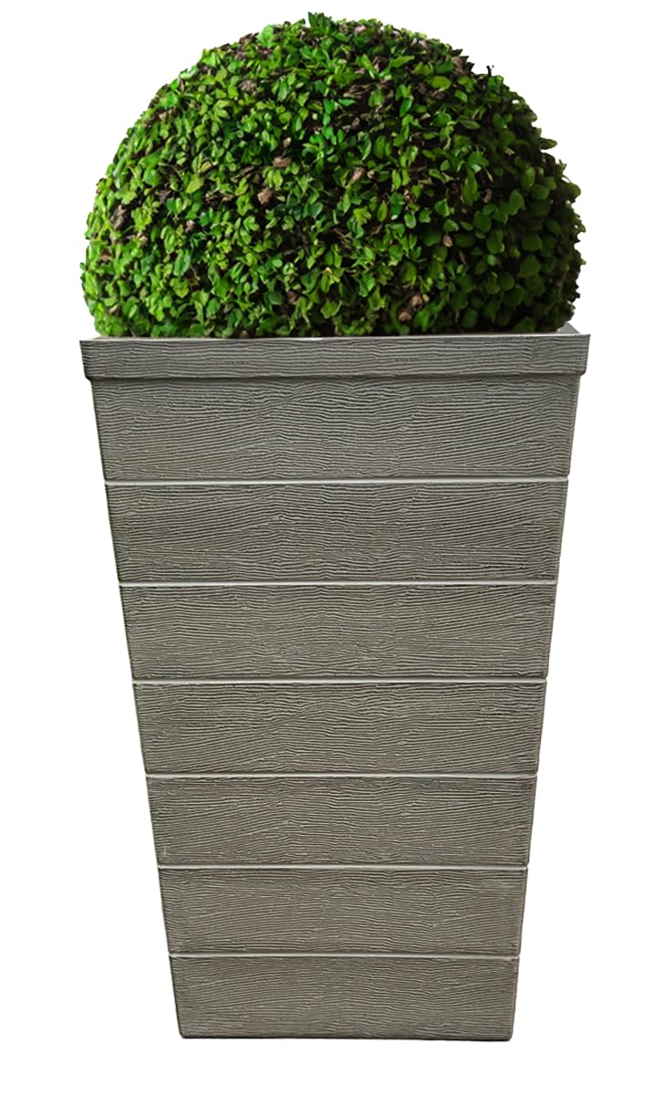 Driftwood Tapered Resin Planter
