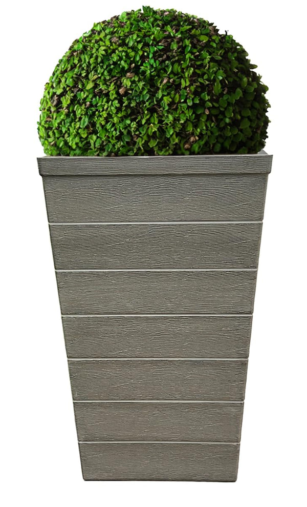 Driftwood Tapered Resin Planter