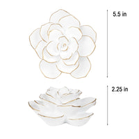 White Flower Wall Decor
