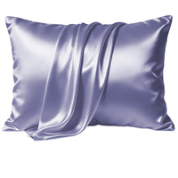Grayish Blue Silk Pillowcase