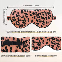 Leopard Silk Sleep Mask