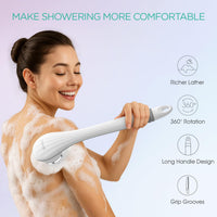 Grey Electric Body Brush