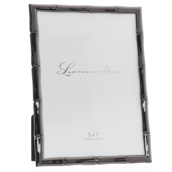 Black Bamboo Metal Frame
