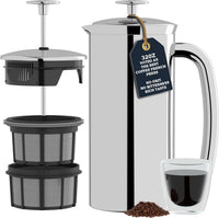 Polished Steel French Press (2)