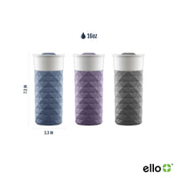 Blue Ceramic Travel Mug
