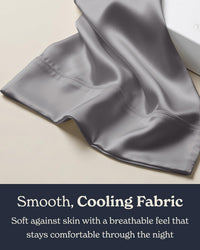 Dark Gray Cooling Pillowcases (Set of 2)