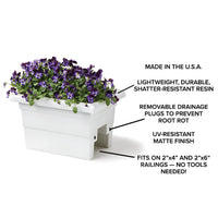 Terracotta Rail Planter