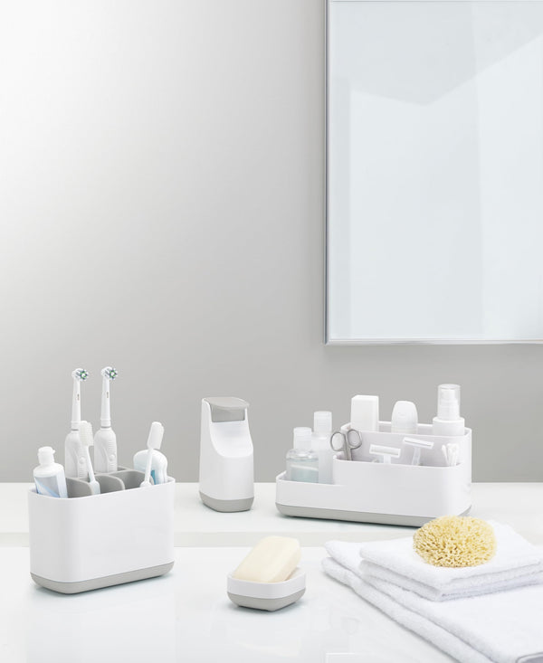 Gray Toothbrush Caddy