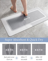 Slim Grey Bath Mat