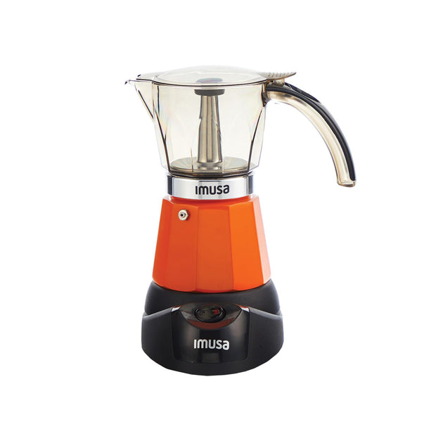 Orange Electric Espresso Maker