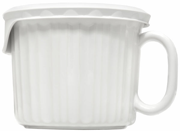 French White Meal Mugs (Set of 2)