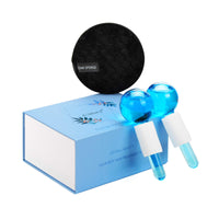 Blue Facial Ice Globes (Set of 2)
