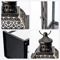 Black Candle Lantern