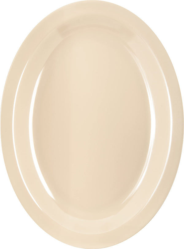 Tan Oval Platters (Set of 12)