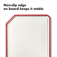 White Cutting Board & Tray (Set of 2)
