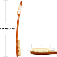 Brown Boar Bristle Bath Brush
