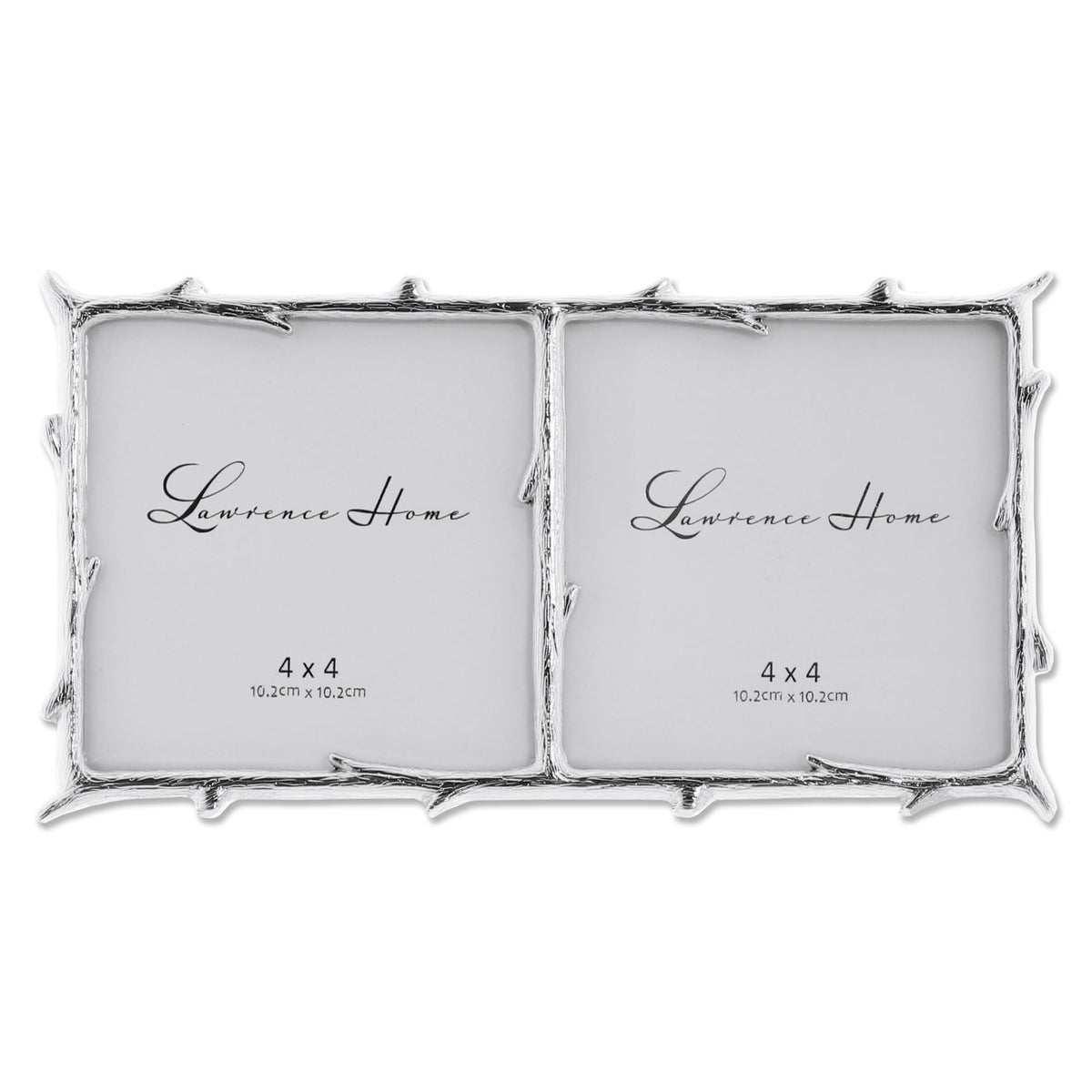 Silver Branch Double Frame